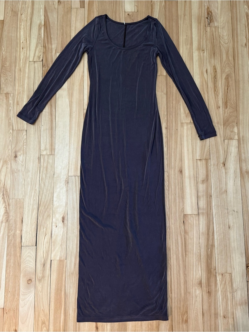 lululemon athletica Long Sleeve Scoop-Neck Maxi Dress in Dark Navy